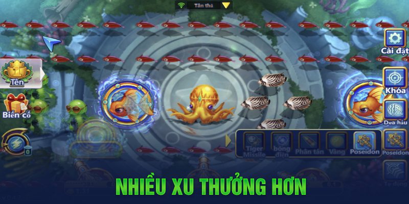 Tiêu diệt boss giúp anh em nhận nhiều xu thưởng giá trị