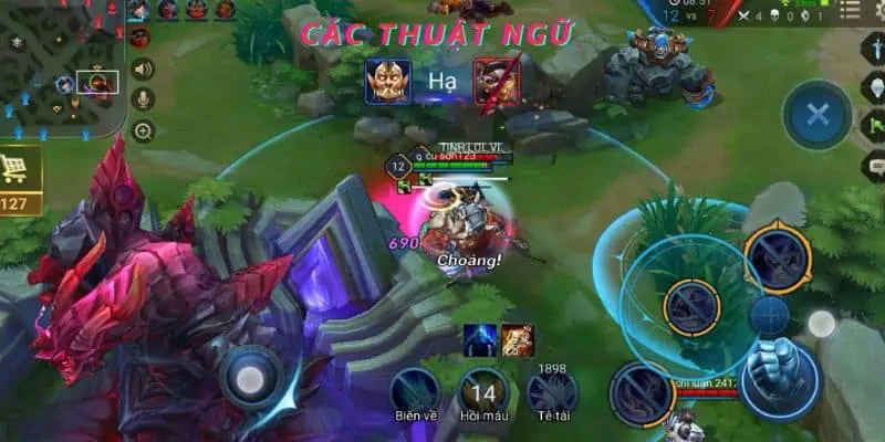 Các thuật ngữ của game Liên Quân