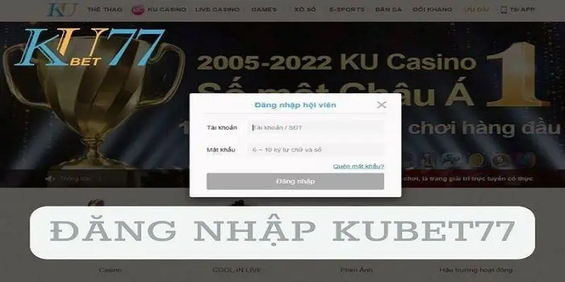 Một số lưu ý cần nhớ khi muốn đăng nhập KUBET77 thành công