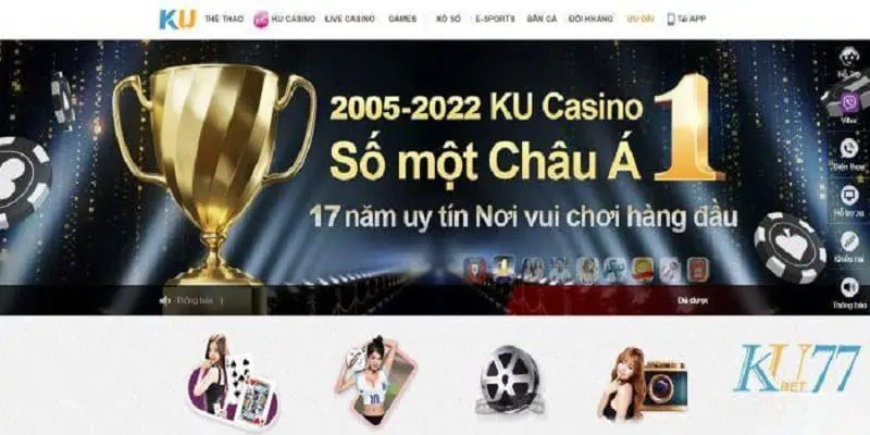 Trải nghiệm giải trí thả ga cùng KUBET77